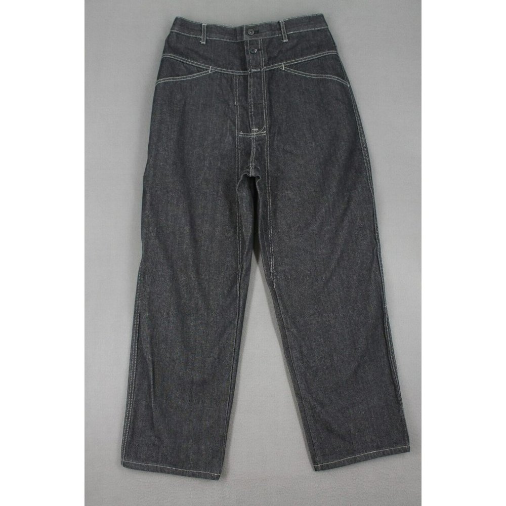 Vintage Marithe Francois Girbaud Mens 36x30 Baggy Black Wash Jeans